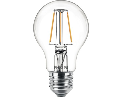 Ampoule LED A60 transparente E27/4,3W(40W) 470 lm 2700 K blanc chaud