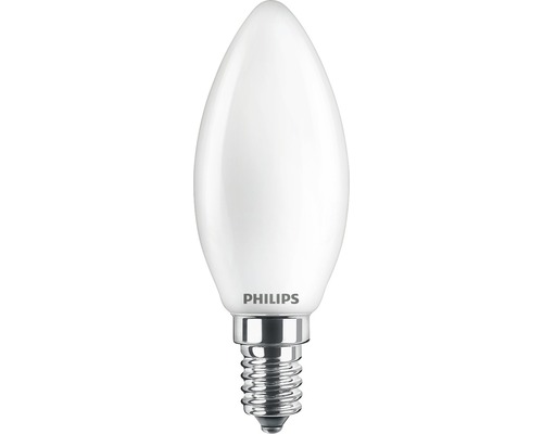 Ampoule flamme LED B35 mat E14/4,3W(40W) 470 lm 2700 K blanc chaud