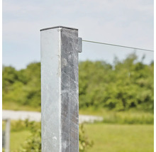 Zaunpfosten aus Metall