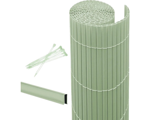 Set de canisse videx Rügen y compris accessoires 300 x 90 cm vert