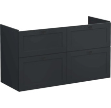 Waschtischunterschrank VitrA Root Classic BxHxT 117 x 65 cm x 45 cm Frontfarbe graphit matt matt 68507
