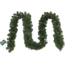 Guirlande de sapin de Noël avec éclairage