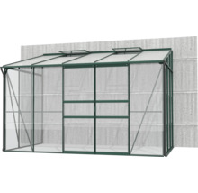 Gewächshaus mit Aluminiumrahmen und Fenstern