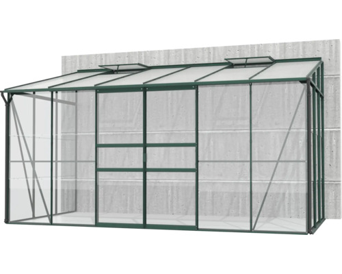 Serre avec cadre et fenêtres