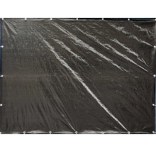 Bâche noire avec œillets