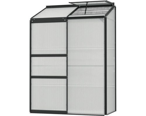 Gewächshaus mit Polycarbonatplatten und Aluminiumrahmen