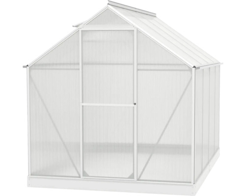 Serre avec porte en polycarbonate