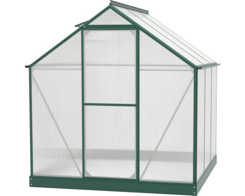 Gewächshaus mit Rahmen und transparenten Wänden