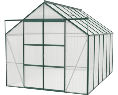 Gewächshaus mit Rahmen und transparenten Wänden