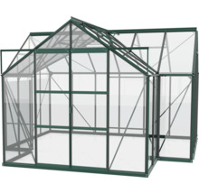 Serre Vitavia Sirius verre de sécurité trempé 3 mm 383x383 cm verte