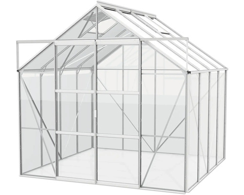 Gewächshaus mit Aluminiumrahmen und transparenten Wänden
