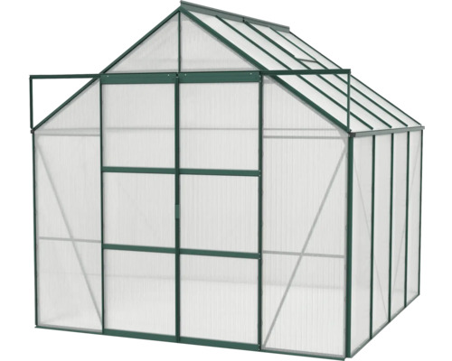 Serre avec lucarne et porte