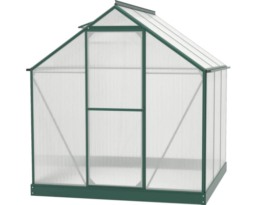 Gewächshaus mit Polycarbonatplatten und Aluminiumrahmen