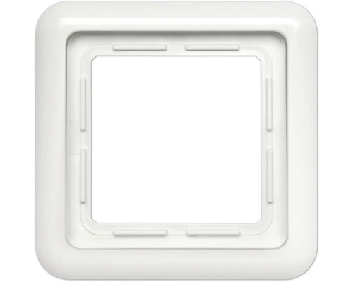Plaque d'interrupteur simple encadrement Roth Lange ROTH LANGE Plus blanc pur