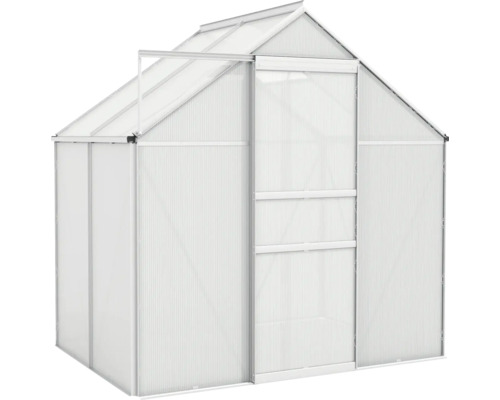 Gewächshaus mit Schiebetür