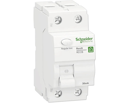 Disjoncteur à courant différentiel résiduel GSC R9R22225 Resi9 2P, 25A, 30mA, type A Disjoncteur différentiel