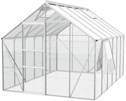 Gewächshaus mit Tür und Fenster