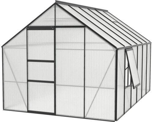 Gewächshaus mit Tür und Fenster