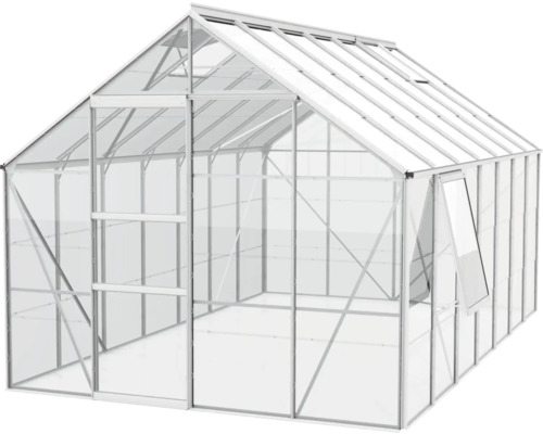 Gewächshaus mit Tür und Fenster