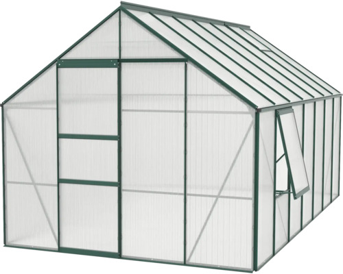 Serre avec porte et fenêtre