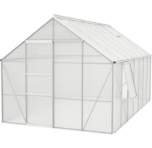 Gewächshaus Vitavia Meridian 1 11500 Hohlkammerplatten 6 mm 257x445 cm Aluminium