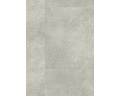 Échantillon de sol vinyle Senso Premium Pepper Taupe carrelage raccord à clipser 980 x 490 x 4,5 mm Carreaux aspect pierre