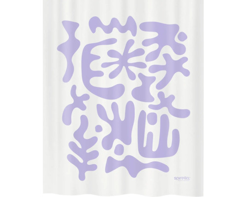 Duschvorhang mit abstraktem Muster