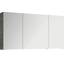 Jungborn Spiegelschrank VENTITRE 140 x 17 x 70,3 cm graphit struktur quer 3-türig J850.191450