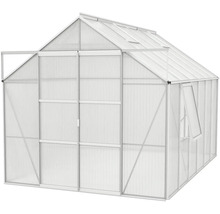 Gewächshaus Vitavia Jupiter 9900 Hohlkammerplatten 4 mm 257x383 cm Aluminium