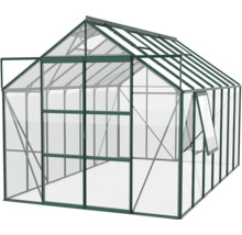 Gewächshaus Vitavia Jupiter 11500 Einscheibensicherheitsglas 3 mm 257x445 cm smaragd