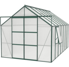 Gewächshaus Vitavia Jupiter 11500 Hohlkammerplatten 4 mm 257x445 cm smaragd