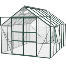 Gewächshaus Vitavia Meridian 2 9900 Einscheibensicherheitsglas 3 mm 257x383 cm smaragd
