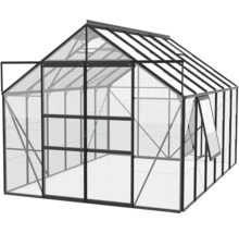 Gewächshaus Vitavia Meridian 2 9900 Einscheibensicherheitsglas 3 mm 257x383 cm schwarz