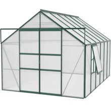Gewächshaus Vitavia Meridian 2 9900 Hohlkammerplatten 6 mm 257x383 cm smaragd