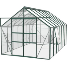 Gewächshaus Vitavia Meridian 2 11500 Einscheibensicherheitsglas 3 mm 257x445 cm smaragd
