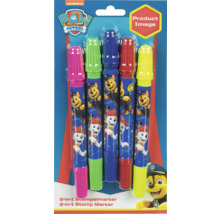 Lot de cinq marqueurs de tampon Paw Patrol