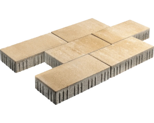 Élément de pavé rectangulaire en béton