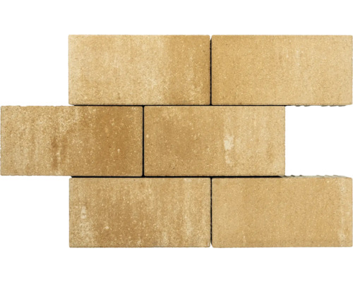 Pavés en béton, rectangulaires