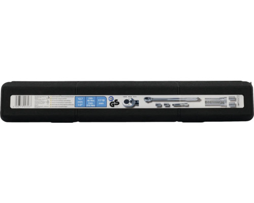 Drehmomentschlüssel mit Zubehör im schwarzen Koffer