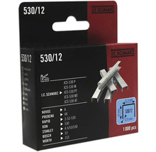 Agrafes J.C. Schwarz 530/12, 1000 pièces