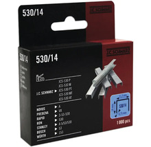 Agrafes J C Schwarz type 530/14, 1000 pièces