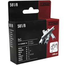 Agrafes JC Schwarz type 581/8, 2000 pièces