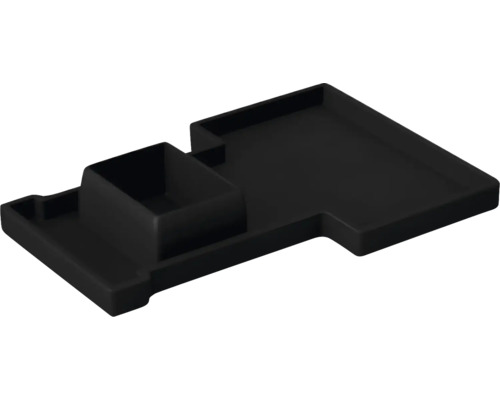 Embout pour rail de montage de modules PV 70x37 mm plastique noir