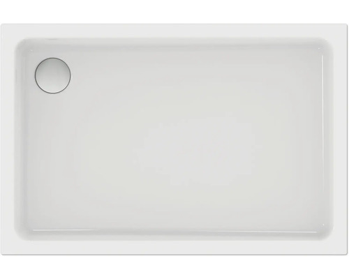 Receveur de douche form&style REUNION 80 x 120 x 4 cm blanc brillant