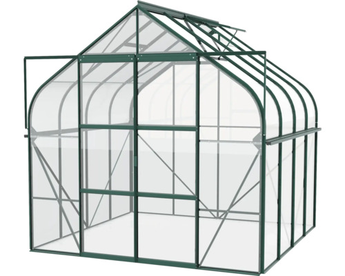 Gewächshaus mit Polycarbonatplatten und Aluminiumrahmen