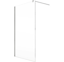 Paroi de douche avec porte coulissante en verre