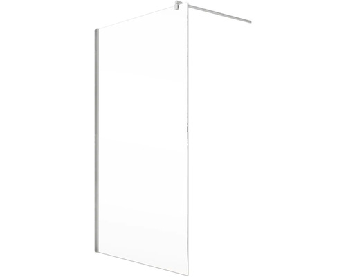 Paroi de douche avec porte coulissante en verre