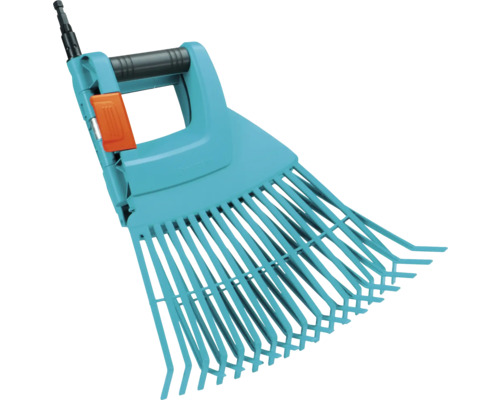 Râteau à feuilles réglable en plastique pour le jardinage