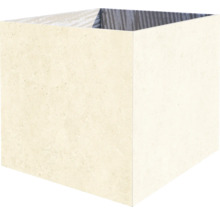 Blumentopf/Pflanztopf Portland Ice Keramik weiß 60 cm x 60 cm x 60 cm