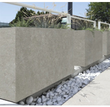 Blumentopf/Pflanztopf Portland Londra Keramik grau 60 cm x 30 cm x 60 mm